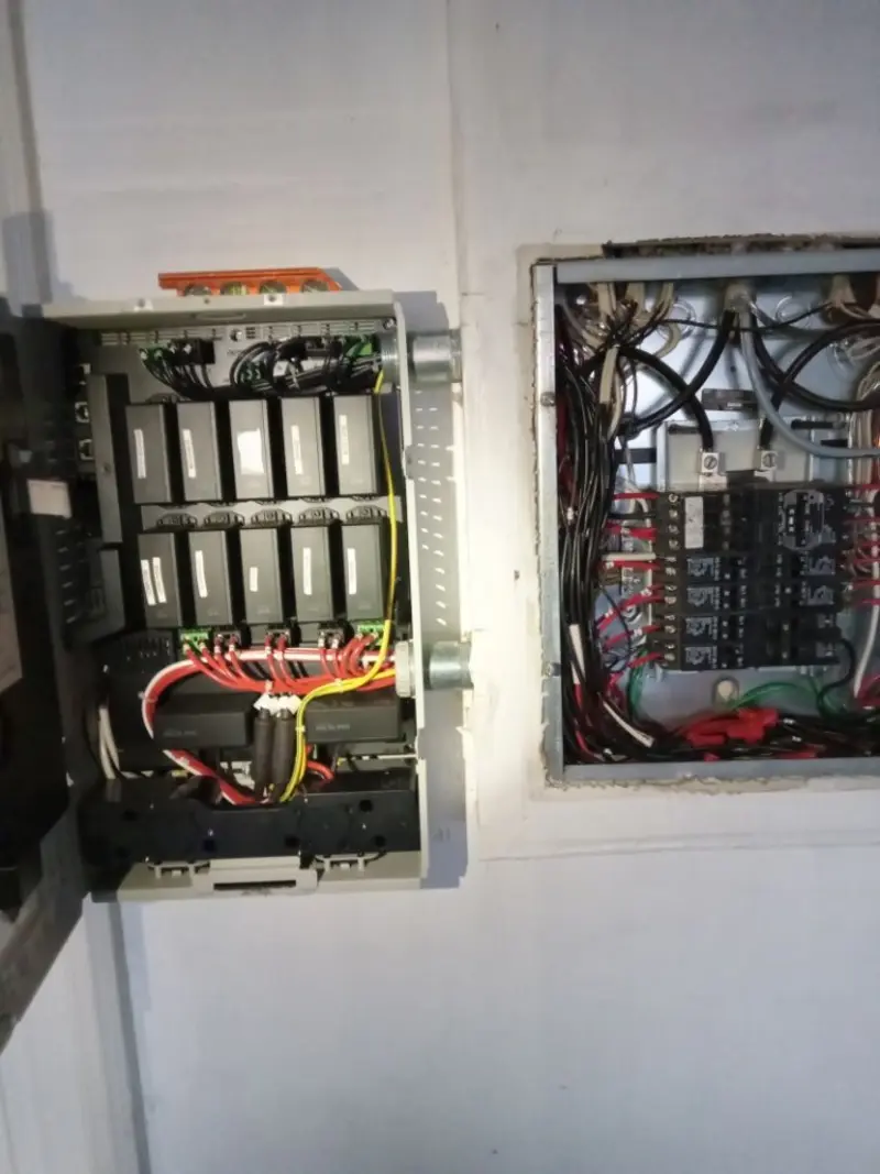 Electrical panel upgrade completed for Indoor Lighting Installation in Old Lyme